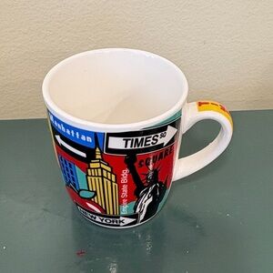 Jay Joshua New York City Colorful Ceramic Souvenir Small Mug.